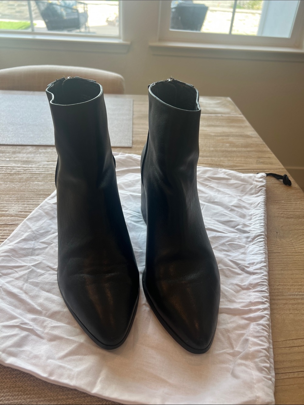 Steve Madden Jillian Classic Black Women's Pointed Toe Ankle Boots